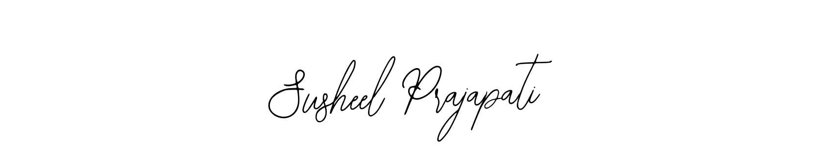 Susheel Prajapati stylish signature style. Best Handwritten Sign (Bearetta-2O07w) for my name. Handwritten Signature Collection Ideas for my name Susheel Prajapati. Susheel Prajapati signature style 12 images and pictures png