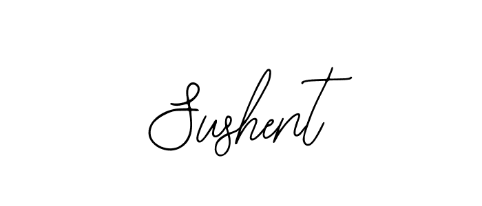 Use a signature maker to create a handwritten signature online. With this signature software, you can design (Bearetta-2O07w) your own signature for name Sushent. Sushent signature style 12 images and pictures png