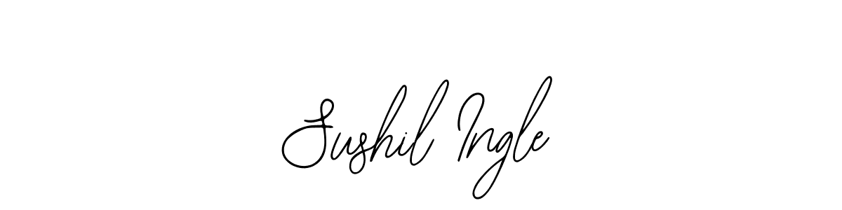 Use a signature maker to create a handwritten signature online. With this signature software, you can design (Bearetta-2O07w) your own signature for name Sushil Ingle. Sushil Ingle signature style 12 images and pictures png