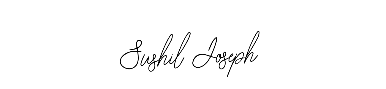 How to make Sushil Joseph signature? Bearetta-2O07w is a professional autograph style. Create handwritten signature for Sushil Joseph name. Sushil Joseph signature style 12 images and pictures png