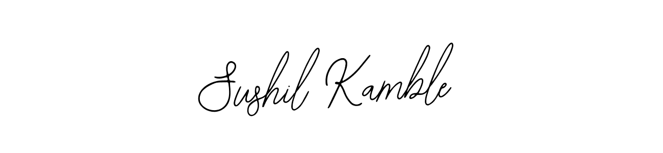 Make a beautiful signature design for name Sushil Kamble. Use this online signature maker to create a handwritten signature for free. Sushil Kamble signature style 12 images and pictures png