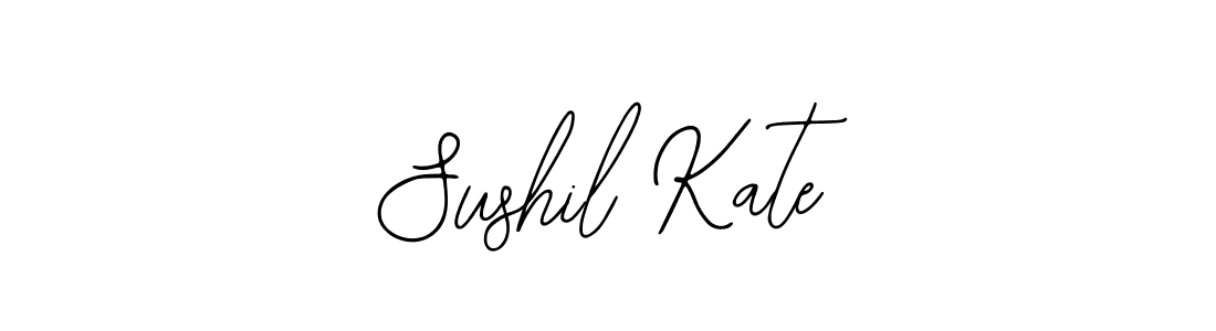 Design your own signature with our free online signature maker. With this signature software, you can create a handwritten (Bearetta-2O07w) signature for name Sushil Kate. Sushil Kate signature style 12 images and pictures png