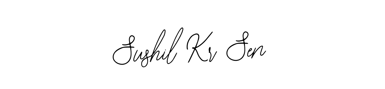 Sushil Kr Sen stylish signature style. Best Handwritten Sign (Bearetta-2O07w) for my name. Handwritten Signature Collection Ideas for my name Sushil Kr Sen. Sushil Kr Sen signature style 12 images and pictures png