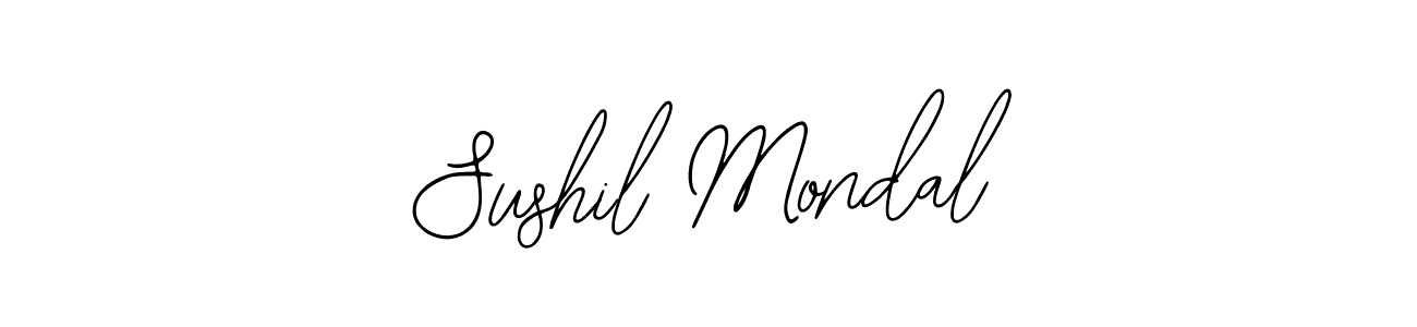 You should practise on your own different ways (Bearetta-2O07w) to write your name (Sushil Mondal) in signature. don't let someone else do it for you. Sushil Mondal signature style 12 images and pictures png