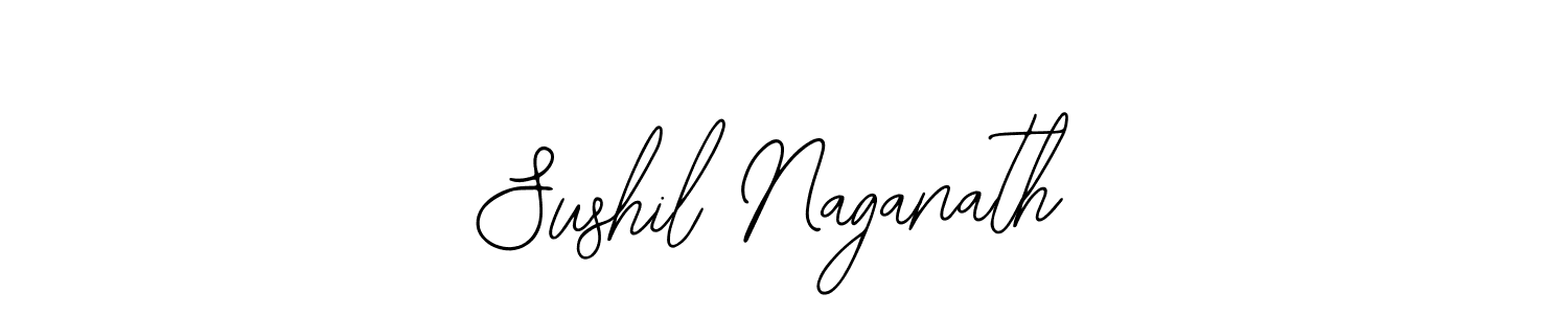 You should practise on your own different ways (Bearetta-2O07w) to write your name (Sushil Naganath) in signature. don't let someone else do it for you. Sushil Naganath signature style 12 images and pictures png