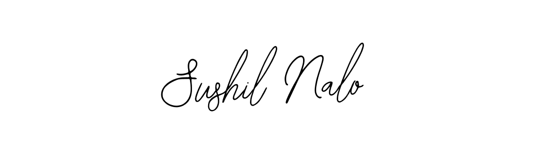 This is the best signature style for the Sushil Nalo name. Also you like these signature font (Bearetta-2O07w). Mix name signature. Sushil Nalo signature style 12 images and pictures png