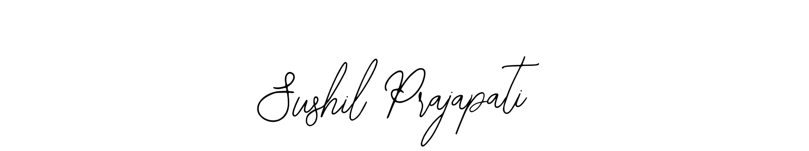 Sushil Prajapati stylish signature style. Best Handwritten Sign (Bearetta-2O07w) for my name. Handwritten Signature Collection Ideas for my name Sushil Prajapati. Sushil Prajapati signature style 12 images and pictures png