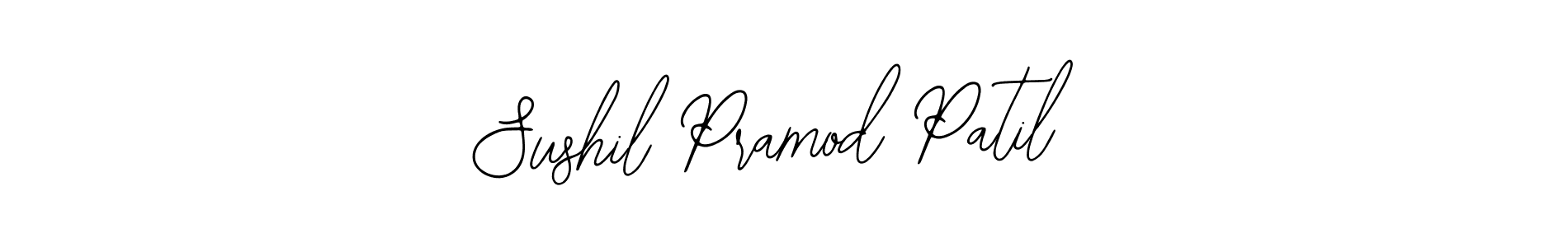 How to make Sushil Pramod Patil name signature. Use Bearetta-2O07w style for creating short signs online. This is the latest handwritten sign. Sushil Pramod Patil signature style 12 images and pictures png