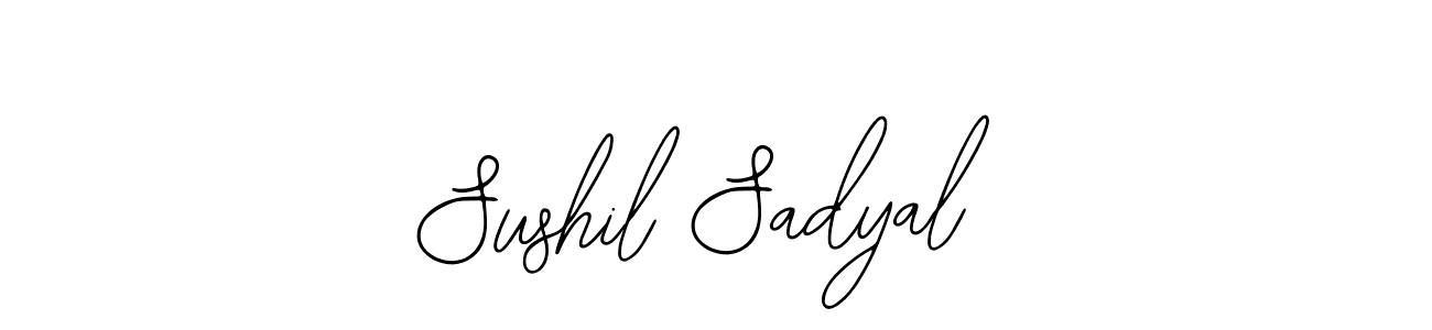 You can use this online signature creator to create a handwritten signature for the name Sushil Sadyal. This is the best online autograph maker. Sushil Sadyal signature style 12 images and pictures png