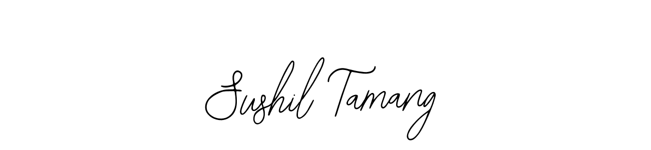 Similarly Bearetta-2O07w is the best handwritten signature design. Signature creator online .You can use it as an online autograph creator for name Sushil Tamang. Sushil Tamang signature style 12 images and pictures png