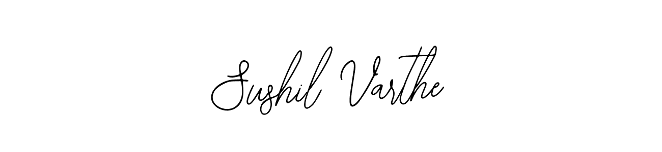 Make a beautiful signature design for name Sushil Varthe. With this signature (Bearetta-2O07w) style, you can create a handwritten signature for free. Sushil Varthe signature style 12 images and pictures png