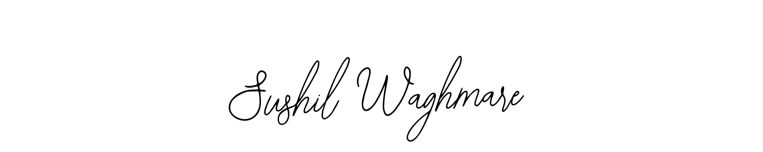 The best way (Bearetta-2O07w) to make a short signature is to pick only two or three words in your name. The name Sushil Waghmare include a total of six letters. For converting this name. Sushil Waghmare signature style 12 images and pictures png