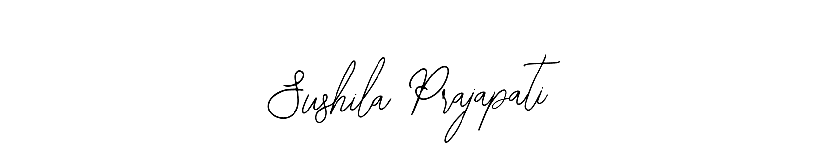 Bearetta-2O07w is a professional signature style that is perfect for those who want to add a touch of class to their signature. It is also a great choice for those who want to make their signature more unique. Get Sushila Prajapati name to fancy signature for free. Sushila Prajapati signature style 12 images and pictures png