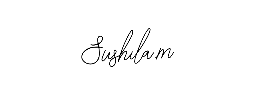 Create a beautiful signature design for name Sushila.m. With this signature (Bearetta-2O07w) fonts, you can make a handwritten signature for free. Sushila.m signature style 12 images and pictures png