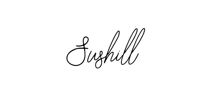 How to Draw Sushill signature style? Bearetta-2O07w is a latest design signature styles for name Sushill. Sushill signature style 12 images and pictures png
