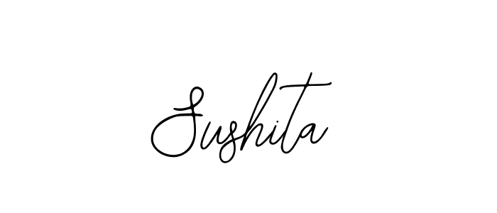 Design your own signature with our free online signature maker. With this signature software, you can create a handwritten (Bearetta-2O07w) signature for name Sushita. Sushita signature style 12 images and pictures png