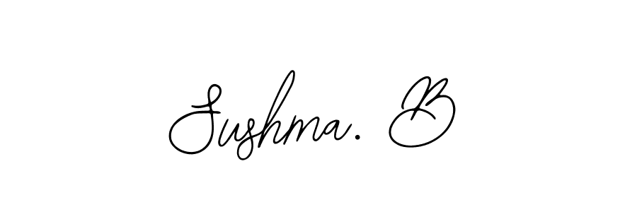 Make a beautiful signature design for name Sushma. B. Use this online signature maker to create a handwritten signature for free. Sushma. B signature style 12 images and pictures png