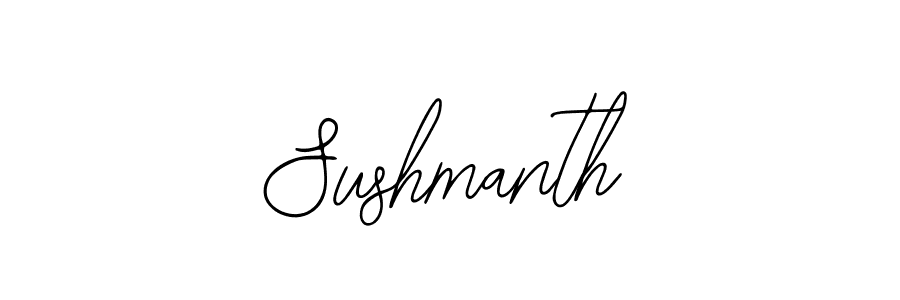 Design your own signature with our free online signature maker. With this signature software, you can create a handwritten (Bearetta-2O07w) signature for name Sushmanth. Sushmanth signature style 12 images and pictures png