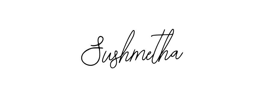 Use a signature maker to create a handwritten signature online. With this signature software, you can design (Bearetta-2O07w) your own signature for name Sushmetha. Sushmetha signature style 12 images and pictures png