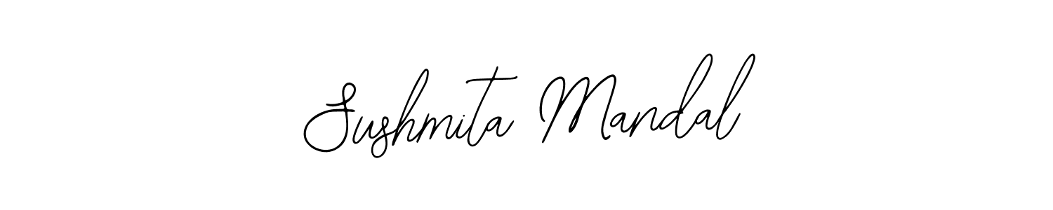 The best way (Bearetta-2O07w) to make a short signature is to pick only two or three words in your name. The name Sushmita Mandal include a total of six letters. For converting this name. Sushmita Mandal signature style 12 images and pictures png