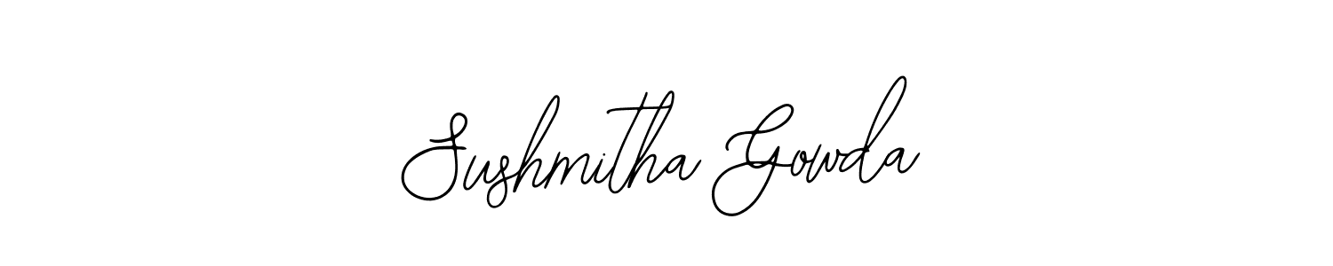 Also we have Sushmitha Gowda name is the best signature style. Create professional handwritten signature collection using Bearetta-2O07w autograph style. Sushmitha Gowda signature style 12 images and pictures png