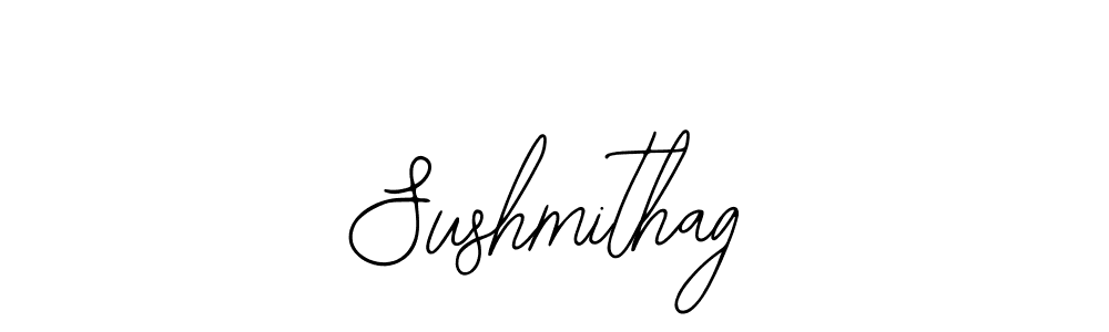 How to make Sushmithag signature? Bearetta-2O07w is a professional autograph style. Create handwritten signature for Sushmithag name. Sushmithag signature style 12 images and pictures png