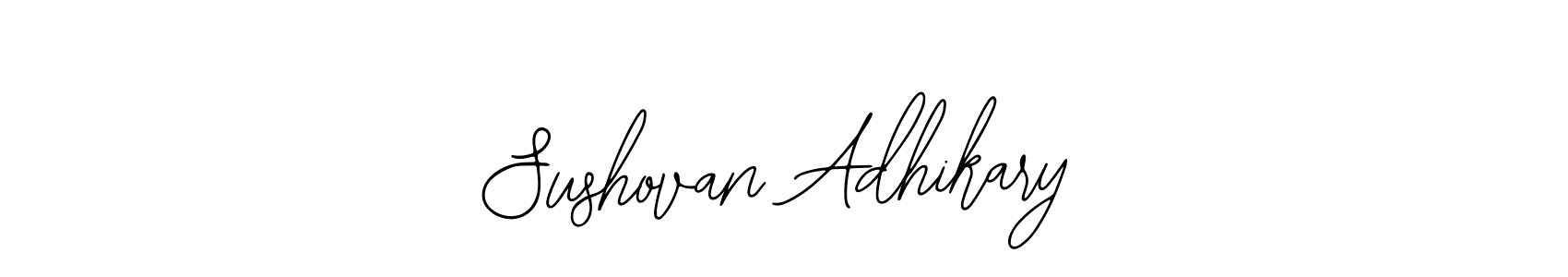 Also we have Sushovan Adhikary name is the best signature style. Create professional handwritten signature collection using Bearetta-2O07w autograph style. Sushovan Adhikary signature style 12 images and pictures png