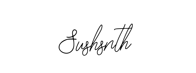 You should practise on your own different ways (Bearetta-2O07w) to write your name (Sushsnth) in signature. don't let someone else do it for you. Sushsnth signature style 12 images and pictures png