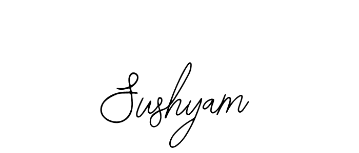 Sushyam stylish signature style. Best Handwritten Sign (Bearetta-2O07w) for my name. Handwritten Signature Collection Ideas for my name Sushyam. Sushyam signature style 12 images and pictures png