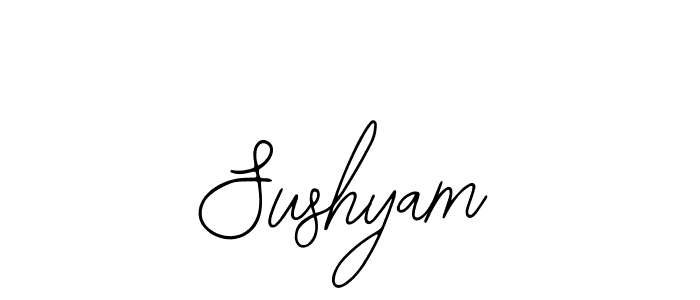 Sushyam stylish signature style. Best Handwritten Sign (Bearetta-2O07w) for my name. Handwritten Signature Collection Ideas for my name Sushyam. Sushyam signature style 12 images and pictures png