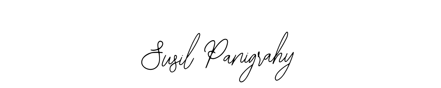You should practise on your own different ways (Bearetta-2O07w) to write your name (Susil Panigrahy) in signature. don't let someone else do it for you. Susil Panigrahy signature style 12 images and pictures png