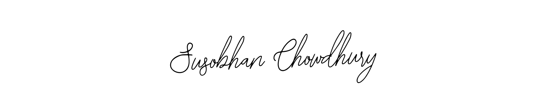 You should practise on your own different ways (Bearetta-2O07w) to write your name (Susobhan Chowdhury) in signature. don't let someone else do it for you. Susobhan Chowdhury signature style 12 images and pictures png