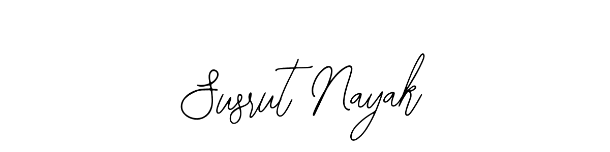 How to make Susrut Nayak signature? Bearetta-2O07w is a professional autograph style. Create handwritten signature for Susrut Nayak name. Susrut Nayak signature style 12 images and pictures png