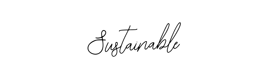 Create a beautiful signature design for name Sustainable. With this signature (Bearetta-2O07w) fonts, you can make a handwritten signature for free. Sustainable signature style 12 images and pictures png