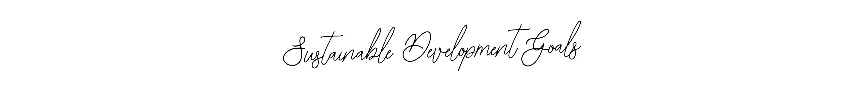 Also You can easily find your signature by using the search form. We will create Sustainable Development Goals name handwritten signature images for you free of cost using Bearetta-2O07w sign style. Sustainable Development Goals signature style 12 images and pictures png