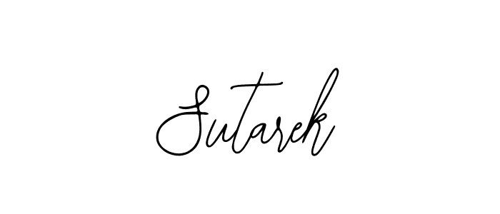 Make a beautiful signature design for name Sutarek. Use this online signature maker to create a handwritten signature for free. Sutarek signature style 12 images and pictures png