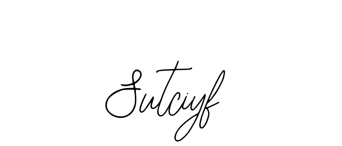 Make a beautiful signature design for name Sutciyf. Use this online signature maker to create a handwritten signature for free. Sutciyf signature style 12 images and pictures png