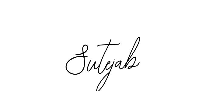 Sutejab stylish signature style. Best Handwritten Sign (Bearetta-2O07w) for my name. Handwritten Signature Collection Ideas for my name Sutejab. Sutejab signature style 12 images and pictures png