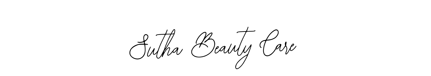 Similarly Bearetta-2O07w is the best handwritten signature design. Signature creator online .You can use it as an online autograph creator for name Sutha Beauty Care. Sutha Beauty Care signature style 12 images and pictures png