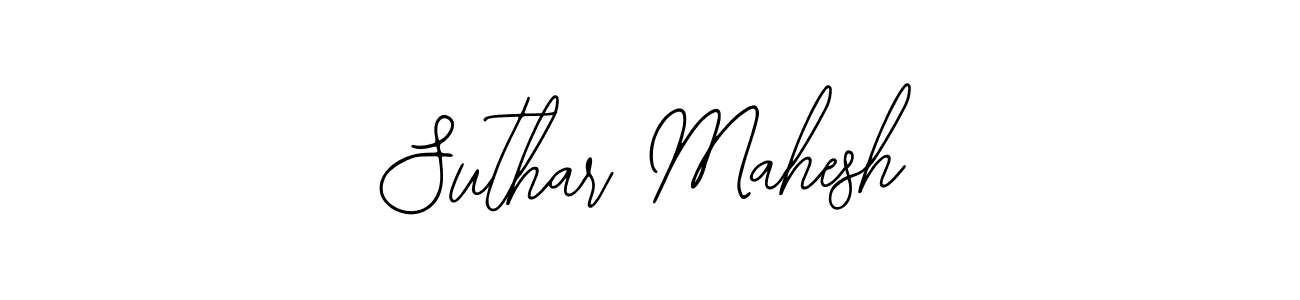 Make a beautiful signature design for name Suthar Mahesh. With this signature (Bearetta-2O07w) style, you can create a handwritten signature for free. Suthar Mahesh signature style 12 images and pictures png