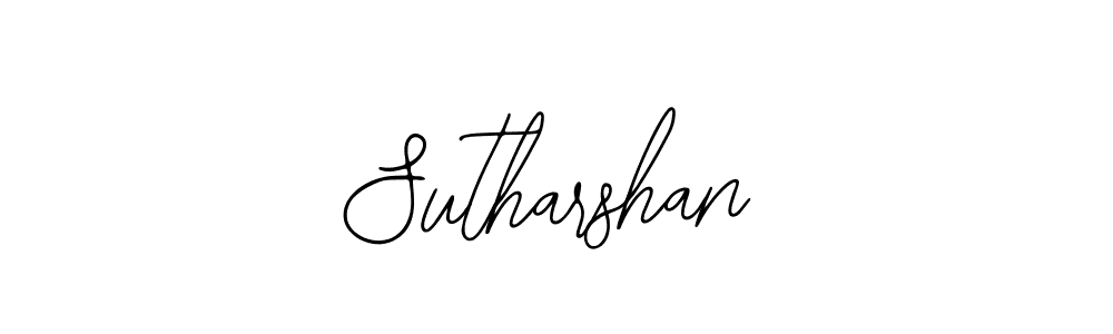 Design your own signature with our free online signature maker. With this signature software, you can create a handwritten (Bearetta-2O07w) signature for name Sutharshan. Sutharshan signature style 12 images and pictures png