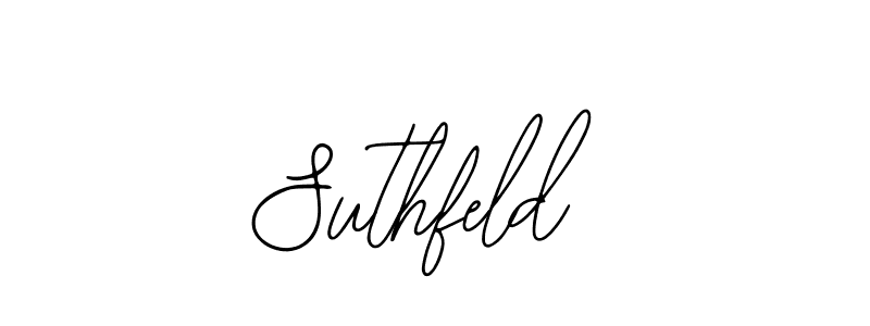 Use a signature maker to create a handwritten signature online. With this signature software, you can design (Bearetta-2O07w) your own signature for name Suthfeld. Suthfeld signature style 12 images and pictures png