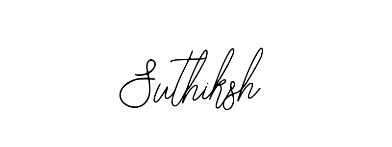 How to make Suthiksh signature? Bearetta-2O07w is a professional autograph style. Create handwritten signature for Suthiksh name. Suthiksh signature style 12 images and pictures png