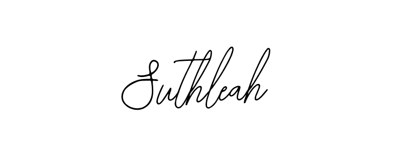 Design your own signature with our free online signature maker. With this signature software, you can create a handwritten (Bearetta-2O07w) signature for name Suthleah. Suthleah signature style 12 images and pictures png