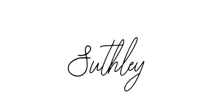 How to make Suthley signature? Bearetta-2O07w is a professional autograph style. Create handwritten signature for Suthley name. Suthley signature style 12 images and pictures png