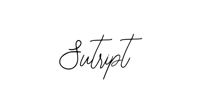 Make a beautiful signature design for name Sutript. With this signature (Bearetta-2O07w) style, you can create a handwritten signature for free. Sutript signature style 12 images and pictures png