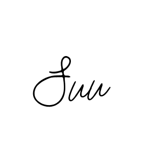 Use a signature maker to create a handwritten signature online. With this signature software, you can design (Bearetta-2O07w) your own signature for name Suu. Suu signature style 12 images and pictures png