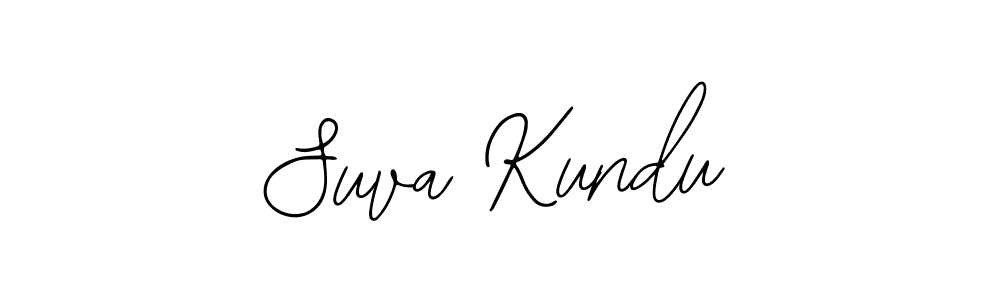 How to make Suva Kundu signature? Bearetta-2O07w is a professional autograph style. Create handwritten signature for Suva Kundu name. Suva Kundu signature style 12 images and pictures png