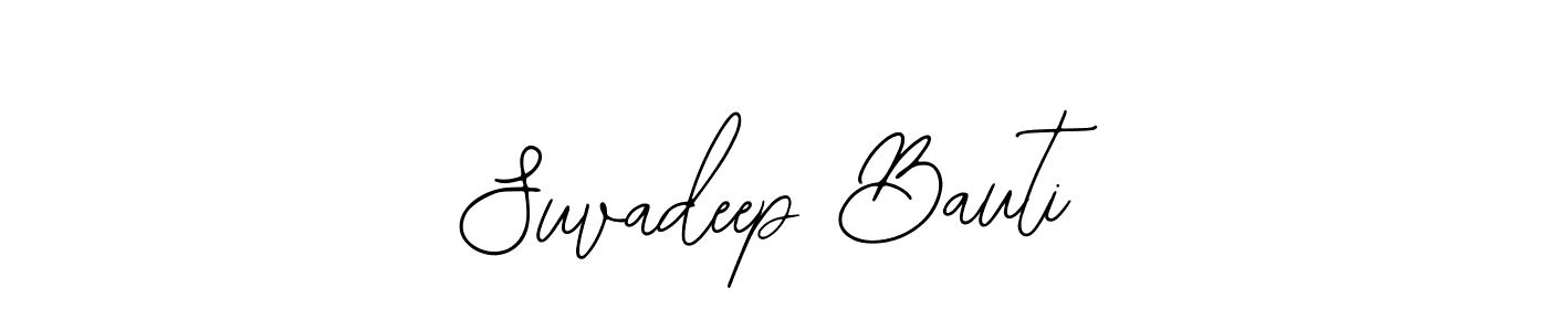 How to Draw Suvadeep Bauti signature style? Bearetta-2O07w is a latest design signature styles for name Suvadeep Bauti. Suvadeep Bauti signature style 12 images and pictures png