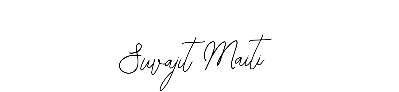 Use a signature maker to create a handwritten signature online. With this signature software, you can design (Bearetta-2O07w) your own signature for name Suvajit Maiti. Suvajit Maiti signature style 12 images and pictures png